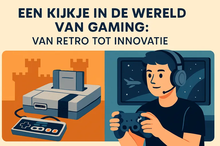 Een kijkje in de wereld van gaming: van retro tot innovatie